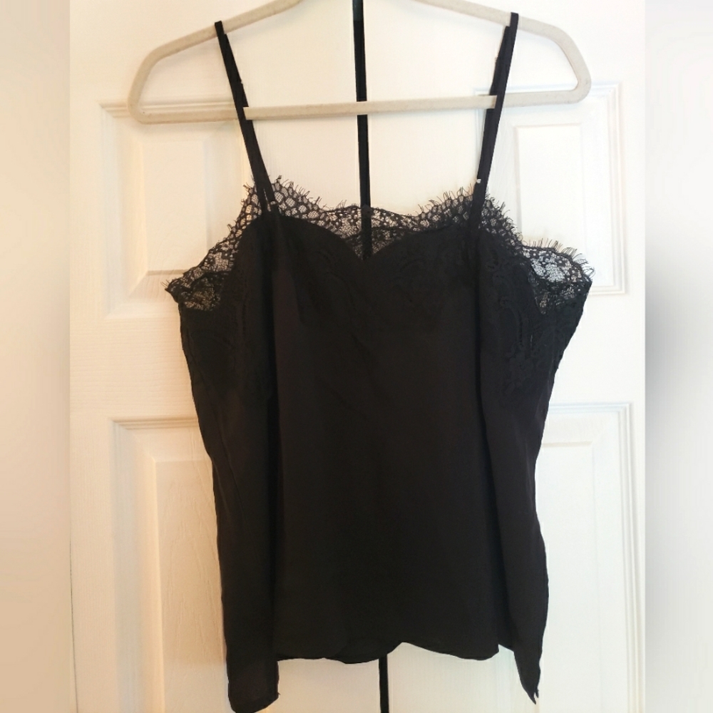 Lulu's Black Lace Tank